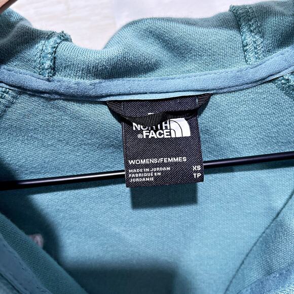 The North Face Eco Ridge Reardon Full Zip Hoodie Jacket Green Pockets Womens XS - Picture 6 of 7